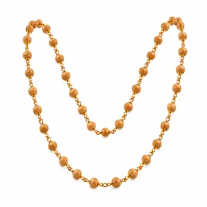 Gold Plated Tulsi Mala