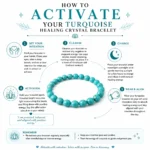 Turquoise Healing Crystal Bracelet For Unisex
