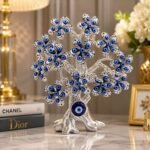 Silver Flower Evil Eye Tree