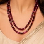 Multicolor Rhodolite Garnet Chips Mala For Women