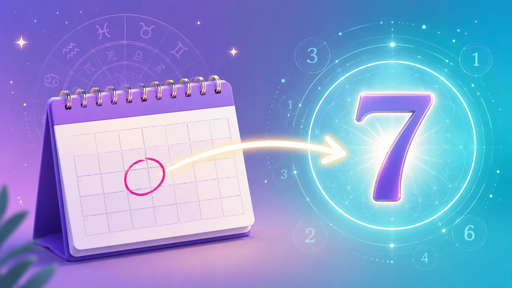 Cosmic calendar and numerology connection